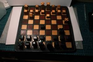 全植鞣革国际象棋一次全新的尝试#